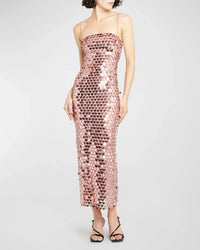 Sequin dress for a Sparkling Evening Look - Amira-Champagne-S-State of Style
