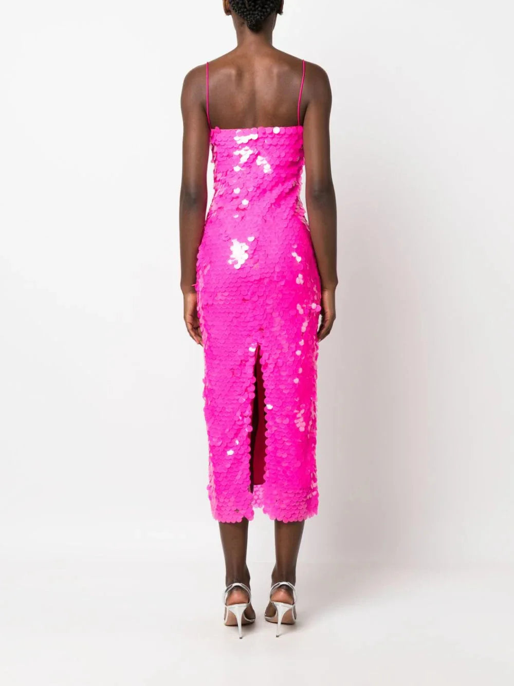 Sequin dress for a Sparkling Evening Look - Amira-Fuchsia-S-State of Style