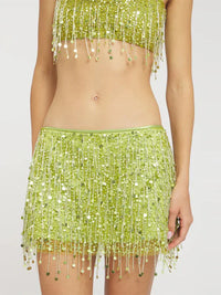 Sequin Tassel Bikini Set – Riviera-Pink-S-State of Style