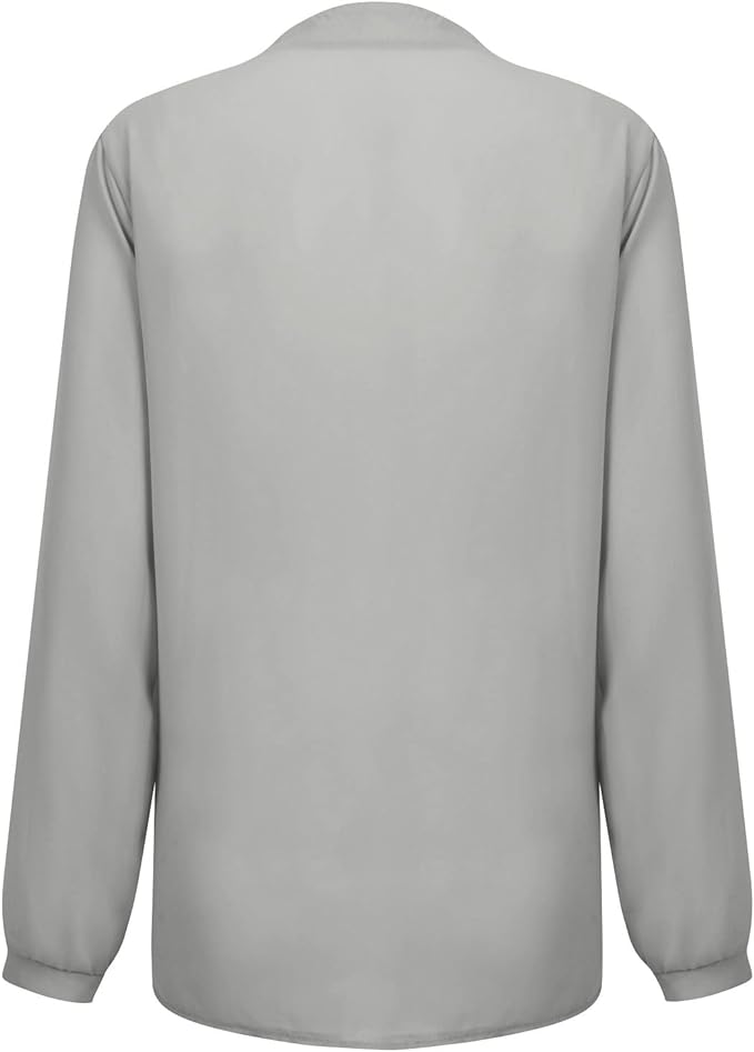 Sequin V-Neck Blouse – Plus Size Elegance-Champagne-S-State of Style