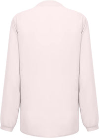 Sequin V-Neck Blouse – Plus Size Elegance-Champagne-S-State of Style