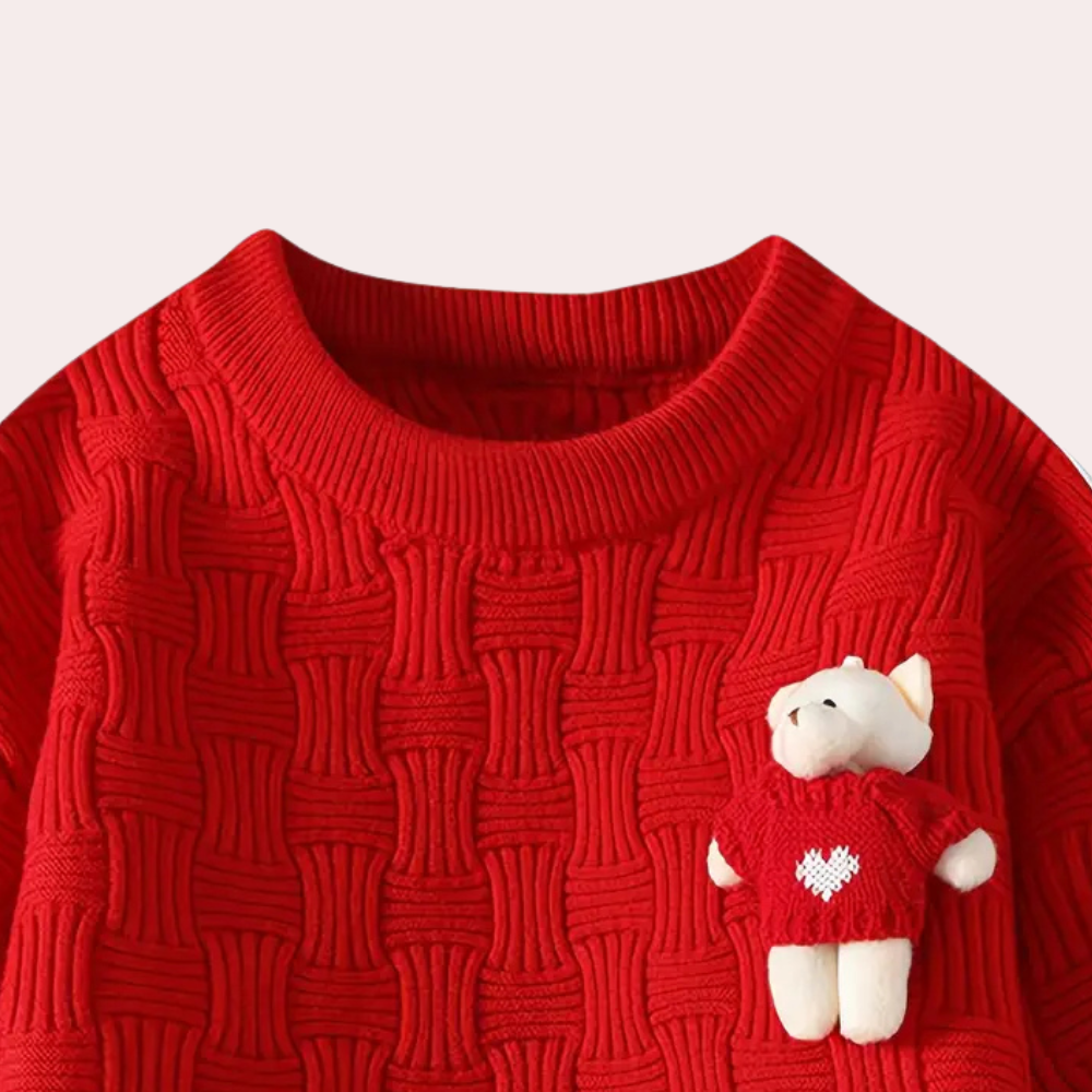 Sera - Comfy Women's Sweater with Bear-XS-State of Style