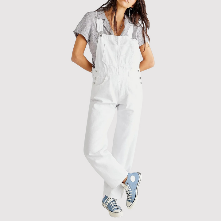 Denim Ladies' Dungarees with Relaxed Fit – Serena