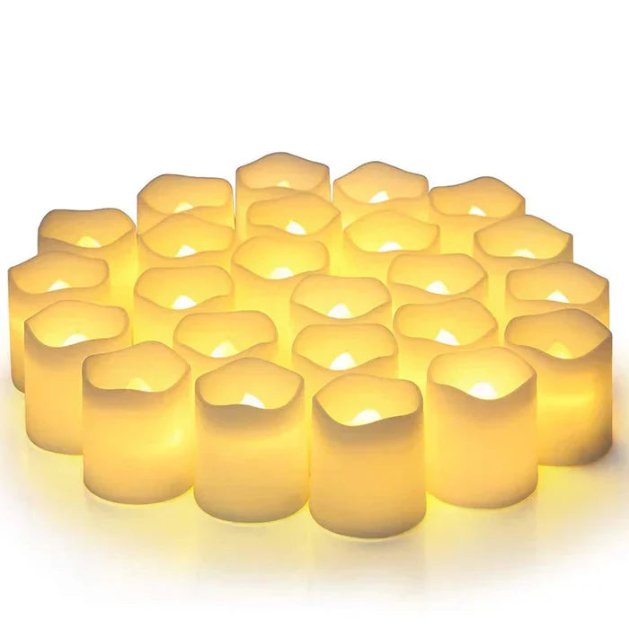 Set of 24 LED Flameless Candles - GlowFlicker-State of Style