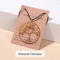 Seven Chakras Tree of Life Necklace | Spiritual Jewellery-MULTI-COLORED GOLD-State of Style