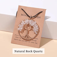Seven Chakras Tree of Life Necklace | Spiritual Jewellery-MULTI-COLORED GOLD-State of Style