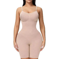 Shapewear Body with Hourglass Effect – Cintella-Beige-S-State of Style
