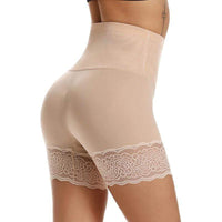 Shaping High-Waisted Underwear - Adelinde-Beige-S-M-State of Style