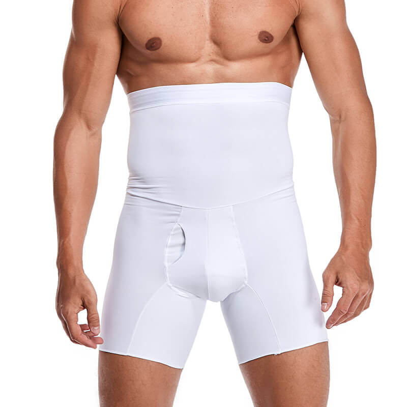 Shaping Men’s Compression Boxer Shorts - MaxFit-White-M-State of Style