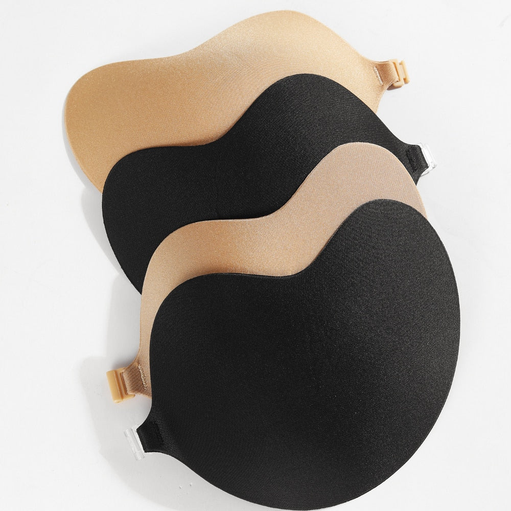Sheer Bandless Bra | Lightweight & Invisible Support-Black-A-State of Style
