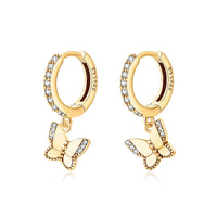 Shining Butterfly Earrings - Lyrielle-Gold-State of Style