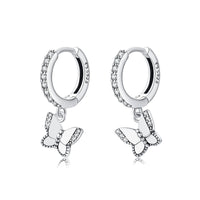 Shining Butterfly Earrings - Lyrielle-Silver-State of Style