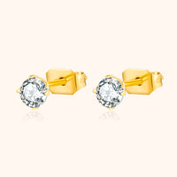 Shining Mini Earrings - Mira-Gold-0.30 cm-State of Style