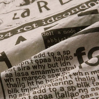 Shirt with Newspaper Print and Button Closure - Milo-Black-S-State of Style