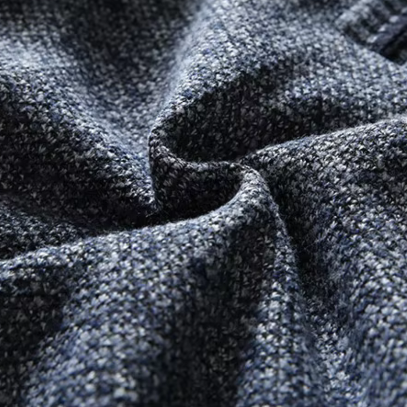 Shizley - Men's Sweater with High Neck and Zip Closure-Dark grey-S-State of Style