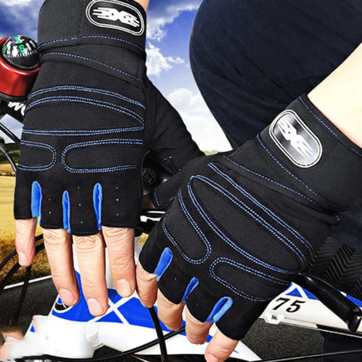 Shock-resistant and Supportive Gym Gloves - FitFlex-Black-S-State of Style