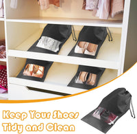 Travel Shoe Storage Bags with Drawstring – Dustproof & Portable 5 Pack – Buy 1, Get 1 Free