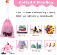 Travel Shoe Storage Bags with Drawstring – Dustproof & Portable 5 Pack – Buy 1, Get 1 Free