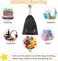 Travel Shoe Storage Bags with Drawstring – Dustproof & Portable 5 Pack – Buy 1, Get 1 Free