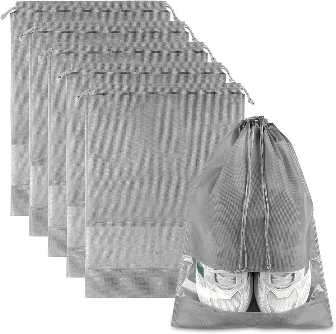 Travel Shoe Storage Bags with Drawstring – Dustproof & Portable 5 Pack – Buy 1, Get 1 Free