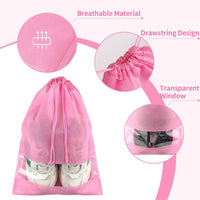 Travel Shoe Storage Bags with Drawstring – Dustproof & Portable 5 Pack – Buy 1, Get 1 Free