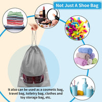 Travel Shoe Storage Bags with Drawstring – Dustproof & Portable 5 Pack – Buy 1, Get 1 Free