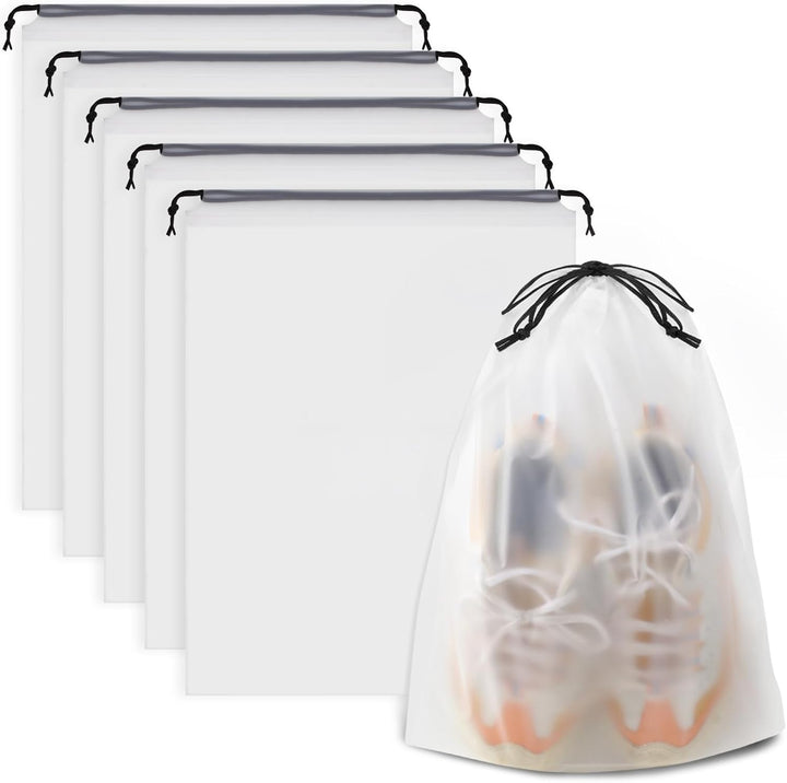 Travel Shoe Storage Bags with Drawstring – Dustproof & Portable 5 Pack – Buy 1, Get 1 Free