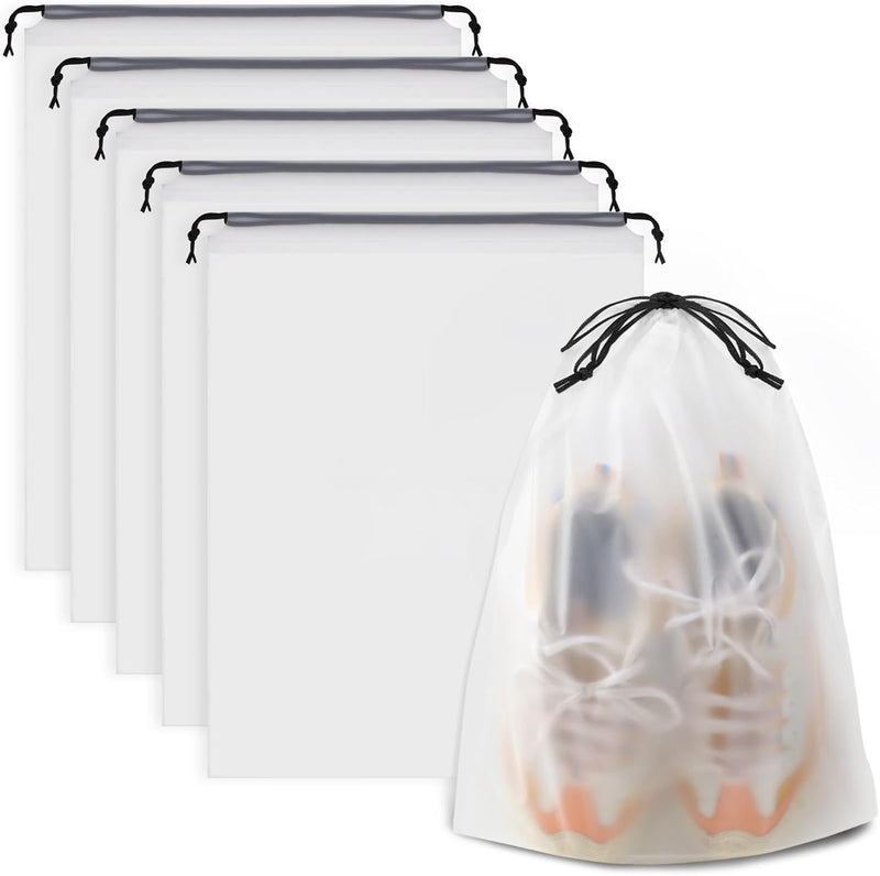 Travel Shoe Storage Bags with Drawstring – Dustproof & Portable 5 Pack – Buy 1, Get 1 Free