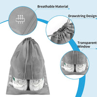 Travel Shoe Storage Bags with Drawstring – Dustproof & Portable 5 Pack – Buy 1, Get 1 Free
