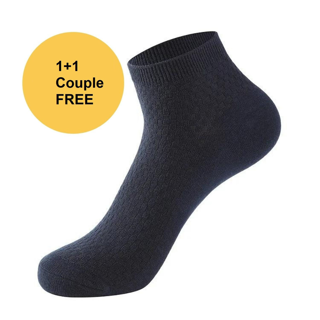 Short Bamboo Socks - BambooFeet-Black-5.0-7.5-1x Pair (+1 Free)-State of Style