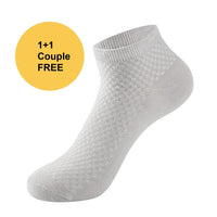 Short Bamboo Socks - BambooFeet-Black-5.0-7.5-1x Pair (+1 Free)-State of Style