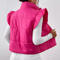 Short Padded Women's Gilet - Romy-Pink-XS-State of Style