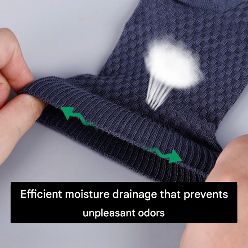 Short Socks - Bamboo Bliss-1x Pair (+1 Free)-Black-5.0 - 7.5-State of Style