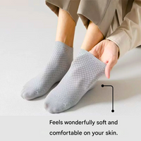 Short Socks - Bamboo Bliss-1x Pair (+1 Free)-Black-5.0 - 7.5-State of Style