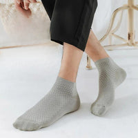 Short Socks - Bamboo Bliss-1x Pair (+1 Free)-Black-5.0 - 7.5-State of Style
