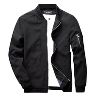 Short Summer Jacket for Men - Orion-Black-M-State of Style