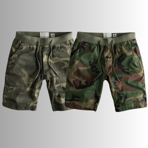 Shorts with Camouflage Print - Ranger-Both Colours-S-State of Style