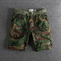 Shorts with Camouflage Print - Ranger-Classic Camouflage-S-State of Style