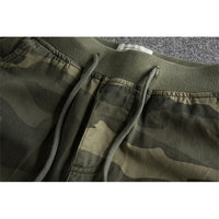 Shorts with Camouflage Print - Ranger-Green Camouflage-S-State of Style