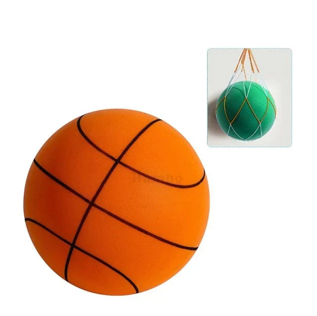 Silent Basketball for Noise-Free Training & Fun – SilentBounce-Orange-18cm-State of Style