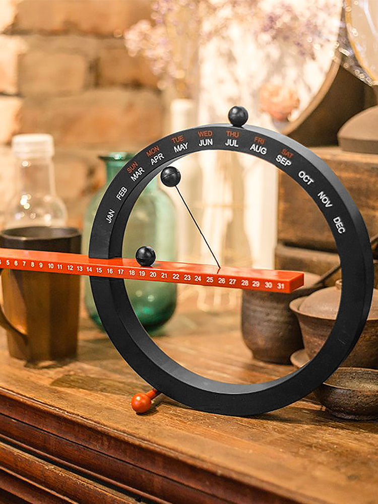 Silent Magnetic Everlasting Calendar - Calméon-White-State of Style