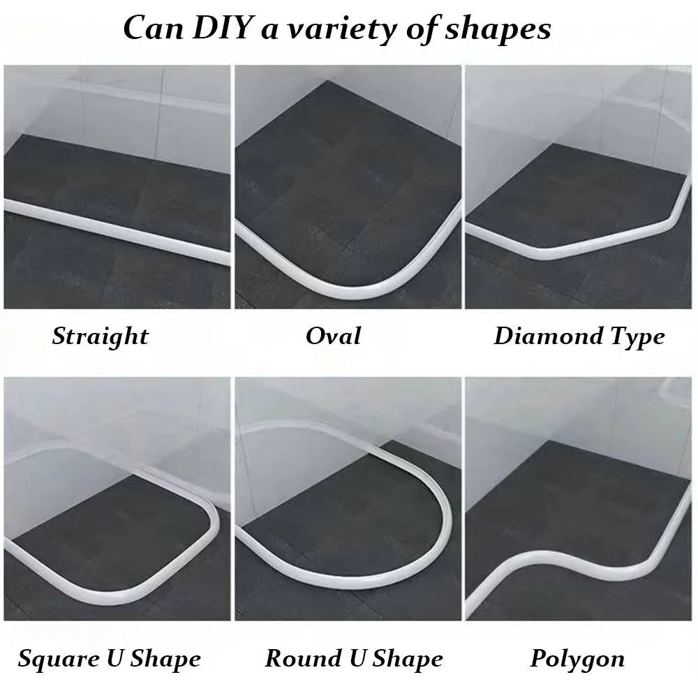 Silicon Shower Barrier - DryGuard-White-100 cm-State of Style