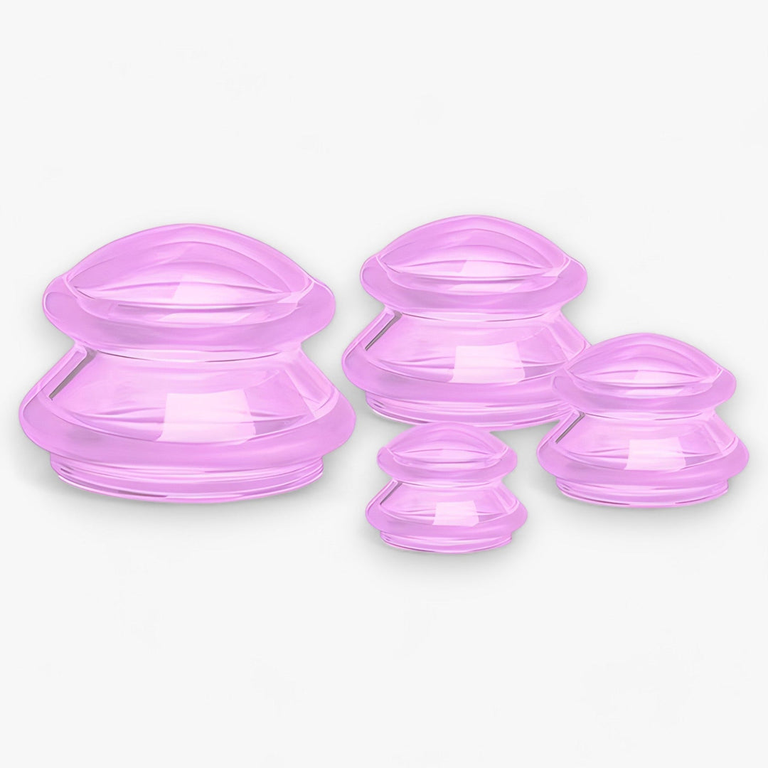 Silicone Cupping Therapy Set - GlowCupp-Purple-State of Style