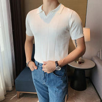 Silk Blend Polo Shirt | Smooth & Stylish-White-S-State of Style