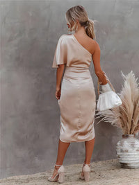 Silk Evening Dress - Seraphina-Blue-XS-State of Style