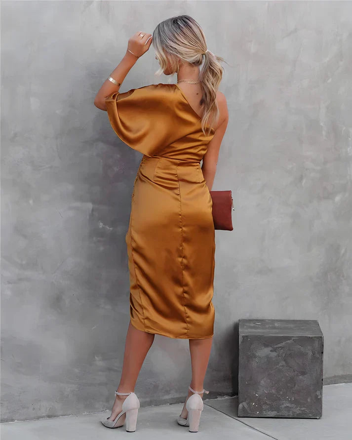 Silk Evening Dress - Seraphina-Blue-XS-State of Style