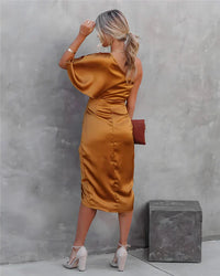 Silk Evening Dress - Seraphina-Blue-XS-State of Style