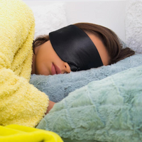SilkDream Luxe Sleep Mask-Blue-State of Style