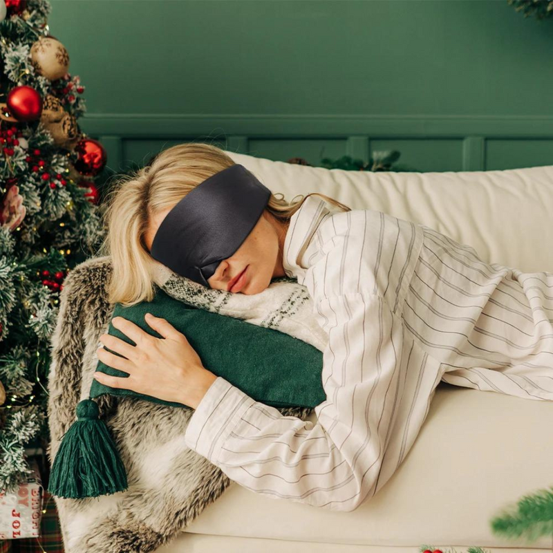 SilkDream Luxe Sleep Mask-Blue-State of Style