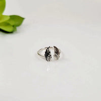 Silver Angel Wing Ring | Elegant Statement Jewellery-State of Style